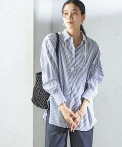 SHIPS / シップス シャツ・ブラウス | SHIPS Primary Navy Label:コットン タイプライター ビッグ シャツ