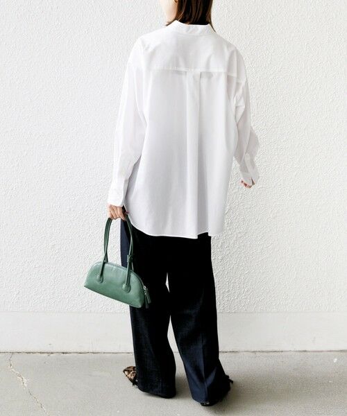 SHIPS / シップス シャツ・ブラウス | SHIPS Primary Navy Label:コットン タイプライター ビッグ シャツ | 詳細3