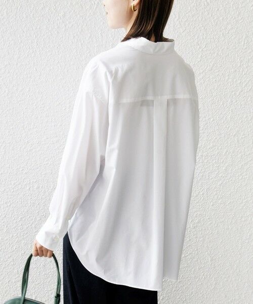 SHIPS / シップス シャツ・ブラウス | SHIPS Primary Navy Label:コットン タイプライター ビッグ シャツ | 詳細5