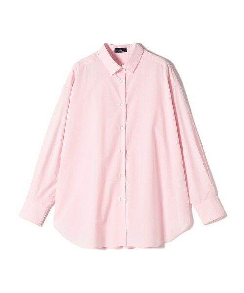 SHIPS Primary Navy Label:コットン タイプライター ビッグ