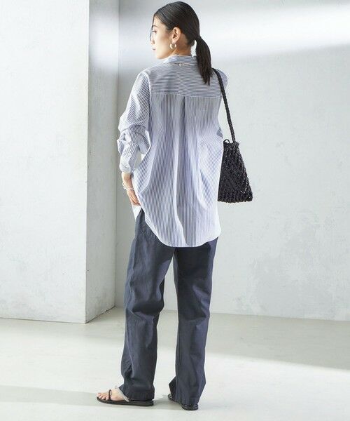 SHIPS / シップス シャツ・ブラウス | SHIPS Primary Navy Label:コットン タイプライター ビッグ シャツ | 詳細15