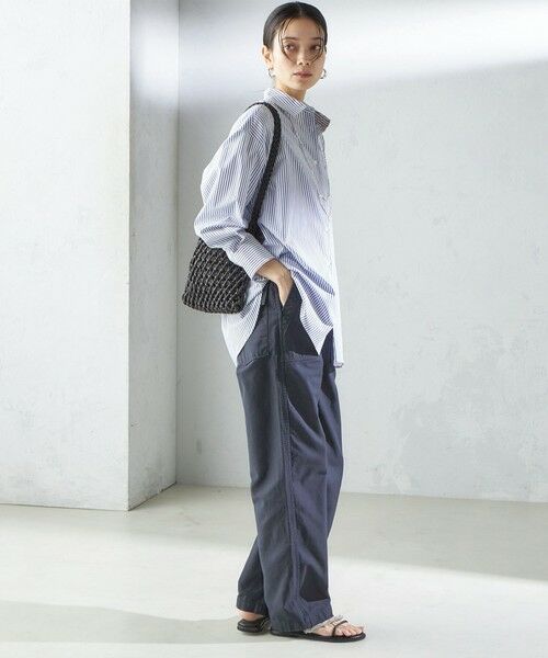 SHIPS / シップス シャツ・ブラウス | SHIPS Primary Navy Label:コットン タイプライター ビッグ シャツ | 詳細16