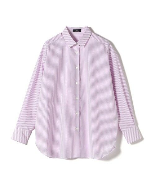 美品 ◆ SHIPS シップス　シャツ　ライトグリーン　コットン　23SS セール】 SHIPS Primary Navy Label:〈手洗い可能〉ALBINI