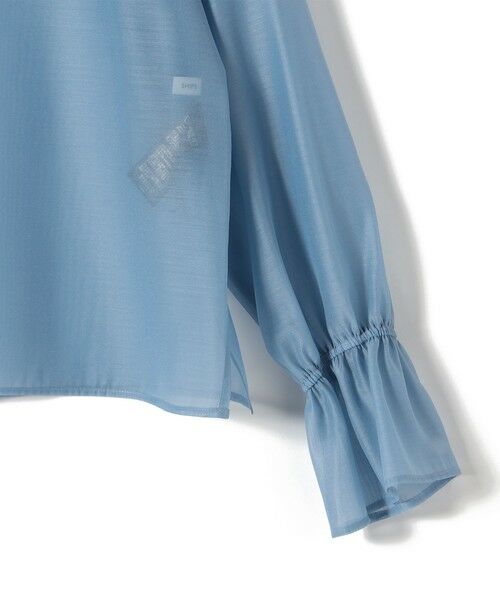 SHIPS / シップス シャツ・ブラウス | オーガンジー 袖 ゴム ブラウス | 詳細12