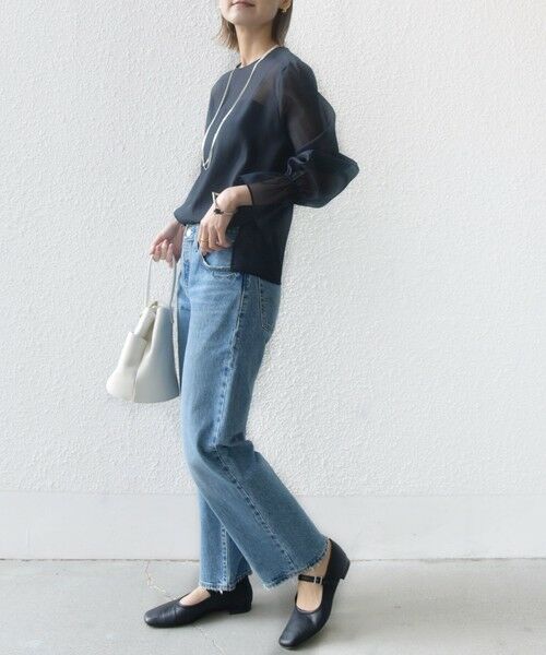 SHIPS / シップス シャツ・ブラウス | オーガンジー 袖 ゴム ブラウス | 詳細16