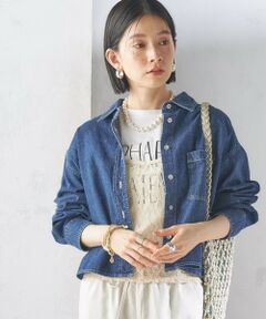 SHIPS / シップス シャツ・ブラウス | 〈洗濯機可能〉ショート丈 デニム シャツ 2