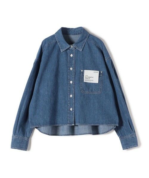 SHIPS / シップス シャツ・ブラウス | 〈洗濯機可能〉ショート丈 デニム シャツ 2 | 詳細16