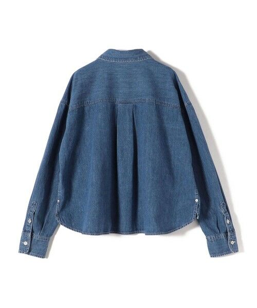 SHIPS / シップス シャツ・ブラウス | 〈洗濯機可能〉ショート丈 デニム シャツ 2 | 詳細17
