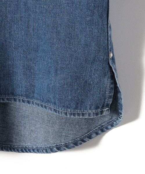 SHIPS / シップス シャツ・ブラウス | 〈洗濯機可能〉ショート丈 デニム シャツ 2 | 詳細19