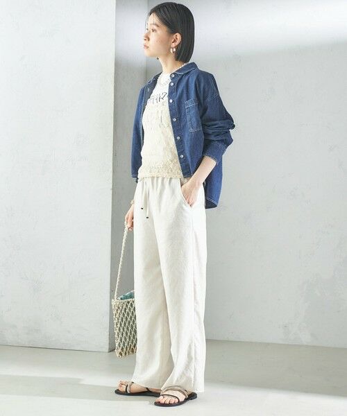 SHIPS / シップス シャツ・ブラウス | 〈洗濯機可能〉ショート丈 デニム シャツ 2 | 詳細25