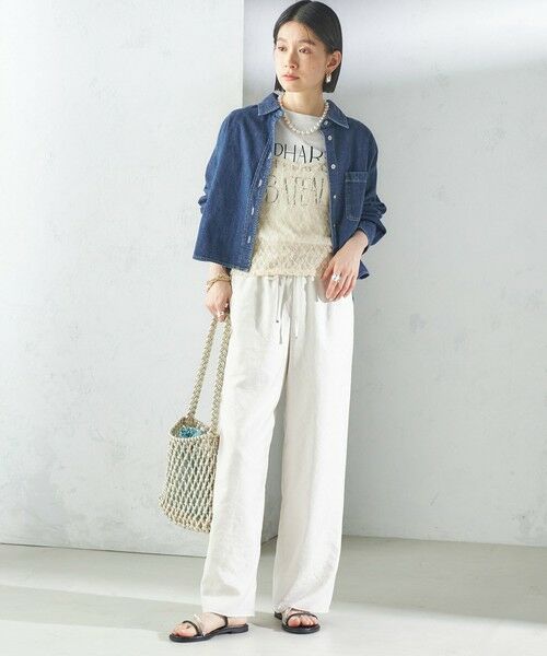 SHIPS / シップス シャツ・ブラウス | 〈洗濯機可能〉ショート丈 デニム シャツ 2 | 詳細28