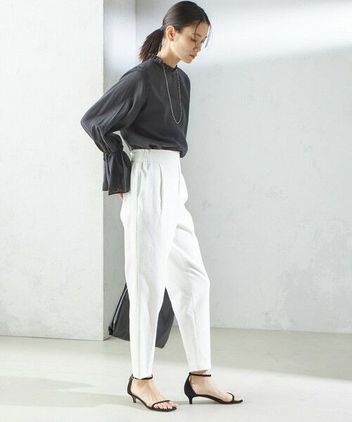 SHIPS / シップス シャツ・ブラウス | 〈手洗い可能〉シルク混 シャイニー フリル スリーブ ブラウス | 詳細27