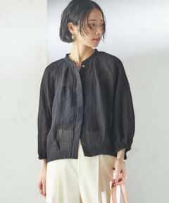 SHIPS / シップス シャツ・ブラウス | 【SHIPS別注】assiette:〈手洗い可能〉クリンクル リネン 羽織 ブラウス