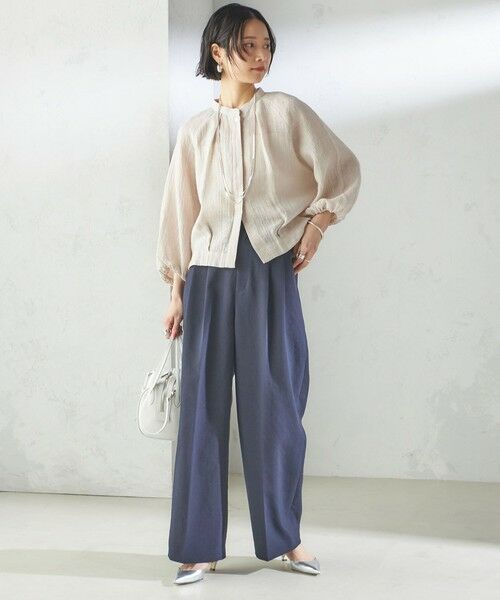 SHIPS / シップス シャツ・ブラウス | 【SHIPS別注】assiette:〈手洗い可能〉クリンクル リネン 羽織 ブラウス | 詳細19