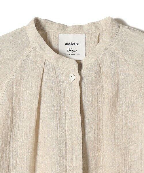 SHIPS / シップス シャツ・ブラウス | 【SHIPS別注】assiette:〈手洗い可能〉クリンクル リネン 羽織 ブラウス | 詳細27