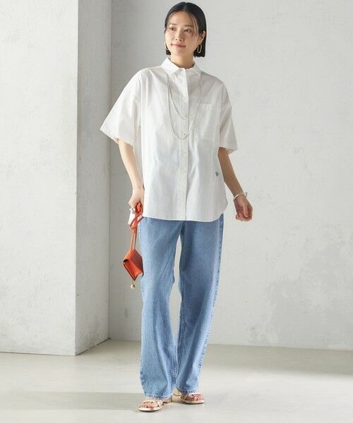 SHIPS / シップス シャツ・ブラウス | 〈洗濯機可能〉オックス 刺繍 ショート スリーブ シャツ | 詳細2