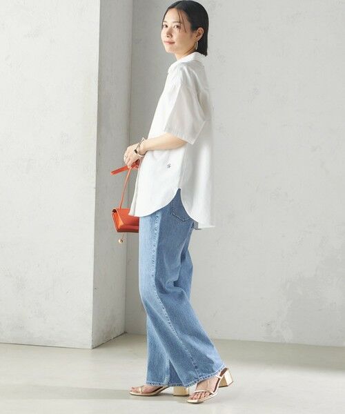 SHIPS / シップス シャツ・ブラウス | 〈洗濯機可能〉オックス 刺繍 ショート スリーブ シャツ | 詳細4