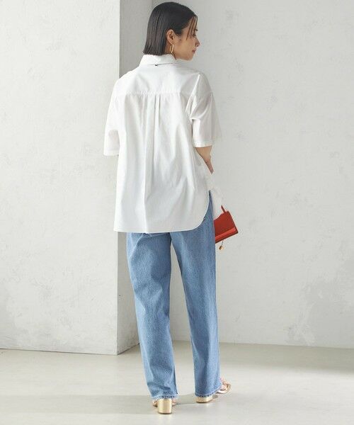 SHIPS / シップス シャツ・ブラウス | 〈洗濯機可能〉オックス 刺繍 ショート スリーブ シャツ | 詳細5