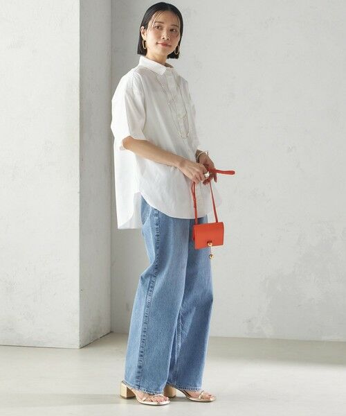 SHIPS / シップス シャツ・ブラウス | 〈洗濯機可能〉オックス 刺繍 ショート スリーブ シャツ | 詳細6