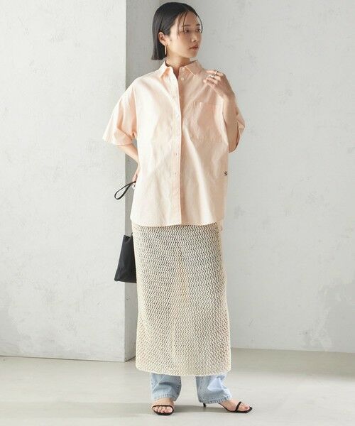 SHIPS / シップス シャツ・ブラウス | 〈洗濯機可能〉オックス 刺繍 ショート スリーブ シャツ | 詳細16