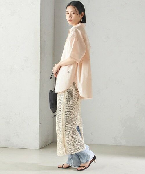 SHIPS / シップス シャツ・ブラウス | 〈洗濯機可能〉オックス 刺繍 ショート スリーブ シャツ | 詳細18