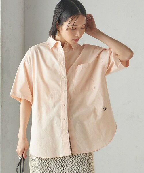 SHIPS / シップス シャツ・ブラウス | 〈洗濯機可能〉オックス 刺繍 ショート スリーブ シャツ | 詳細22