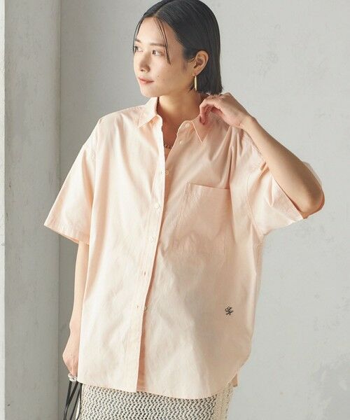 SHIPS / シップス シャツ・ブラウス | 〈洗濯機可能〉オックス 刺繍 ショート スリーブ シャツ | 詳細29