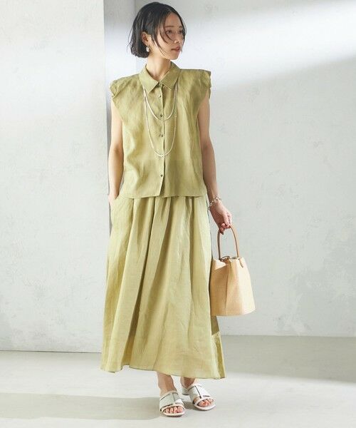 SHIPS / シップス シャツ・ブラウス | 〈手洗い可能〉ラミー 4 ギャザー スリーブ ブラウス | 詳細16