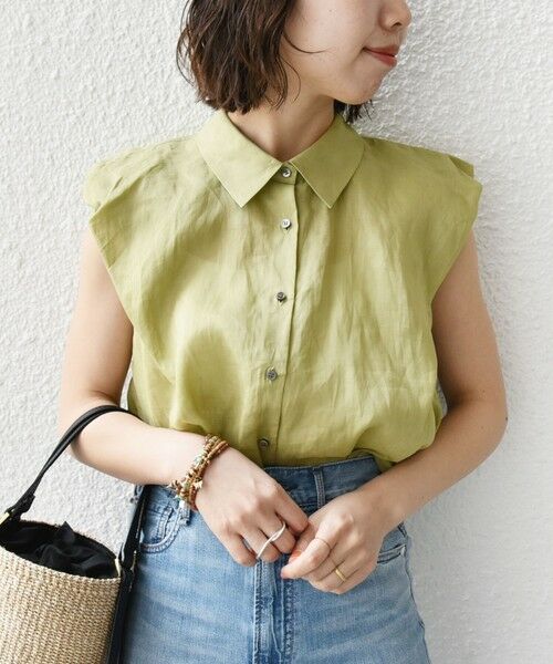 SHIPS / シップス シャツ・ブラウス | 〈手洗い可能〉ラミー 4 ギャザー スリーブ ブラウス | 詳細25