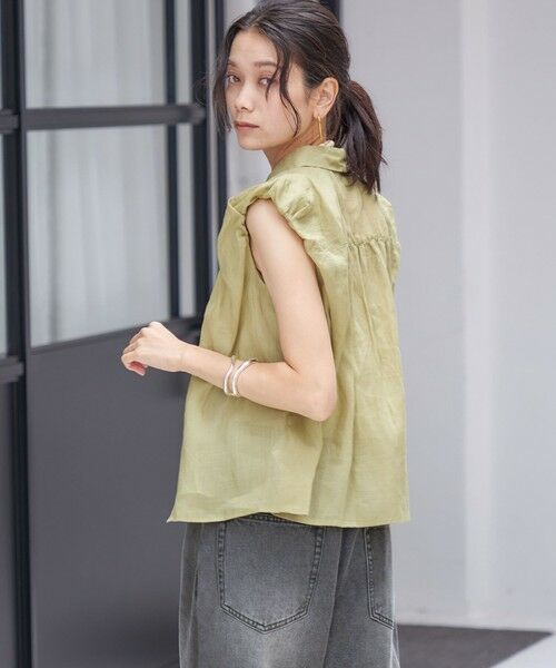 SHIPS / シップス シャツ・ブラウス | 〈手洗い可能〉ラミー 4 ギャザー スリーブ ブラウス | 詳細4