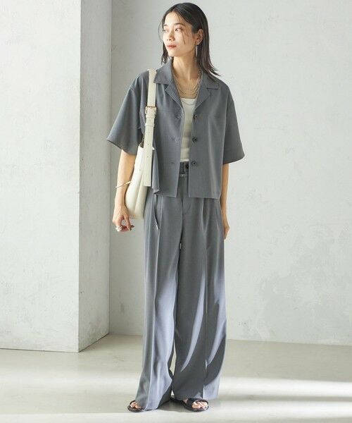 SHIPS / シップス シャツ・ブラウス | 〈手洗い可能〉オープン カラー シャツ ジャケット | 詳細1