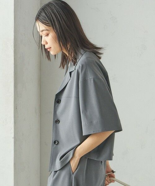 SHIPS / シップス シャツ・ブラウス | 〈手洗い可能〉オープン カラー シャツ ジャケット | 詳細10