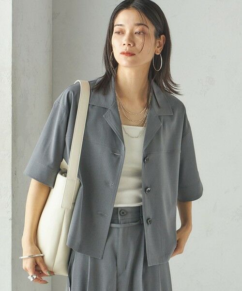 SHIPS / シップス シャツ・ブラウス | 〈手洗い可能〉オープン カラー シャツ ジャケット | 詳細14