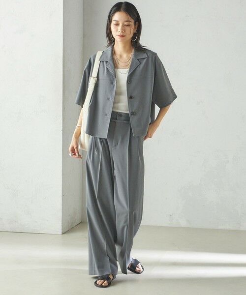 SHIPS / シップス シャツ・ブラウス | 〈手洗い可能〉オープン カラー シャツ ジャケット | 詳細2