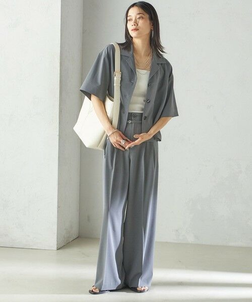 SHIPS / シップス シャツ・ブラウス | 〈手洗い可能〉オープン カラー シャツ ジャケット | 詳細8