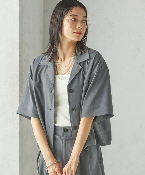 SHIPS / シップス シャツ・ブラウス | 〈手洗い可能〉オープン カラー シャツ ジャケット | 詳細9