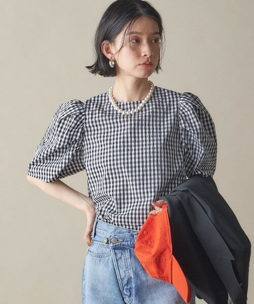 SHIPS / シップス シャツ・ブラウス | SHIPS NINE CASE:〈手洗い可能〉パフ スリーブ ブラウス | 詳細9