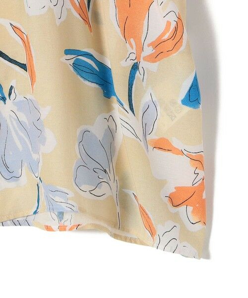 SHIPS / シップス シャツ・ブラウス | IPEKER 花柄 フリル ネック リボン 半袖 ブラウス | 詳細27