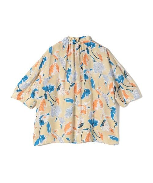 SHIPS / シップス シャツ・ブラウス | IPEKER 花柄 フリル ネック リボン 半袖 ブラウス | 詳細28