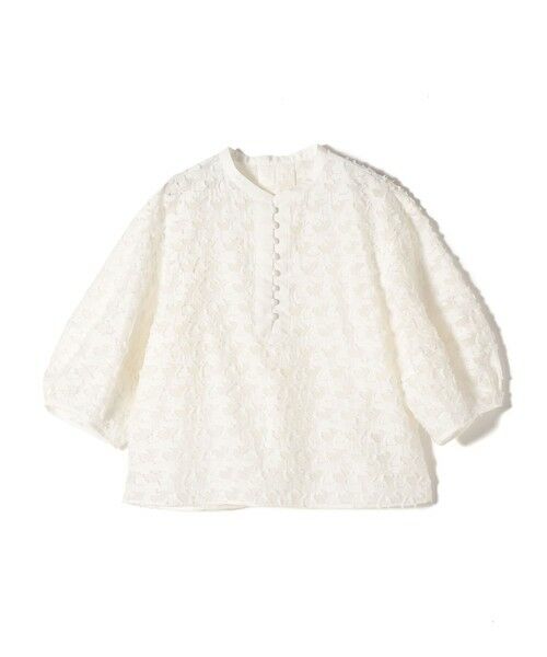 SHIPS / シップス シャツ・ブラウス | 〈手洗い可能〉幾何柄 カット ジャカード ブラウス | 詳細16