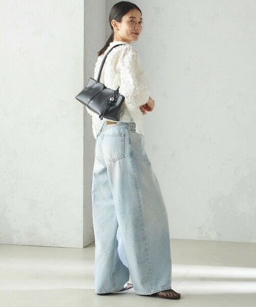 SHIPS / シップス シャツ・ブラウス | 〈手洗い可能〉幾何柄 カット ジャカード ブラウス | 詳細5