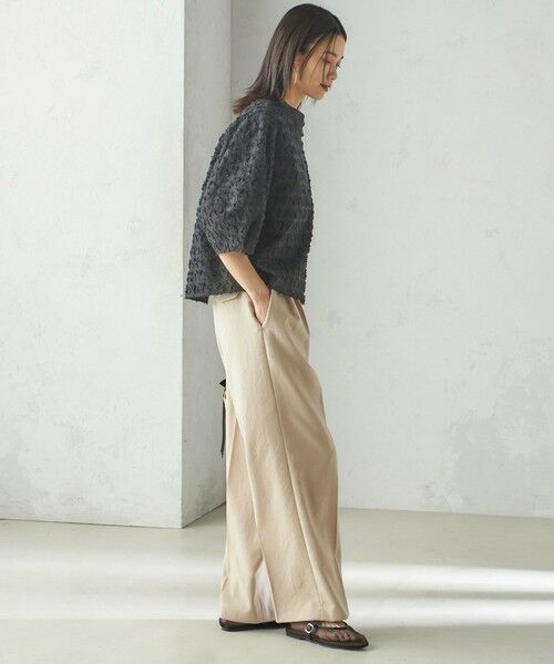 SHIPS / シップス シャツ・ブラウス | 〈手洗い可能〉幾何柄 カット ジャカード ブラウス | 詳細22