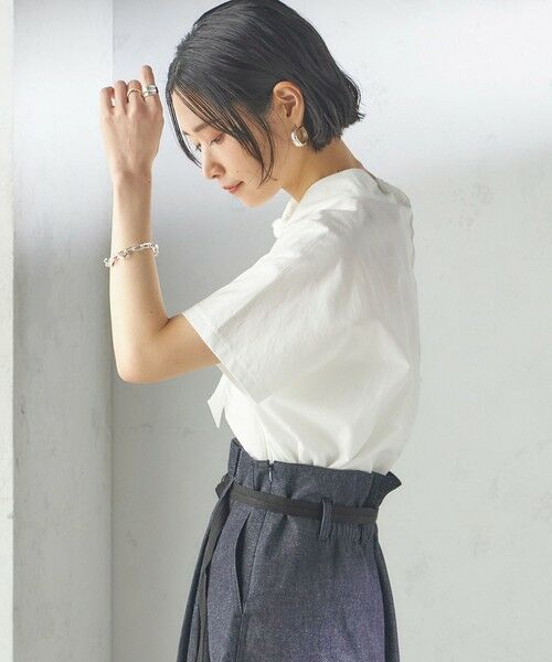 SHIPS / シップス シャツ・ブラウス | 【SHIPS別注】Nell:〈手洗い可能〉リボン タイ ブラウス | 詳細10