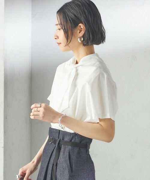 SHIPS / シップス シャツ・ブラウス | 【SHIPS別注】Nell:〈手洗い可能〉リボン タイ ブラウス | 詳細11