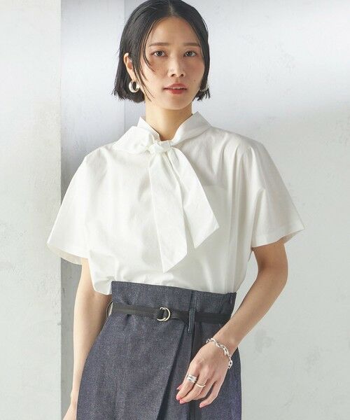 SHIPS / シップス シャツ・ブラウス | 【SHIPS別注】Nell:〈手洗い可能〉リボン タイ ブラウス | 詳細8