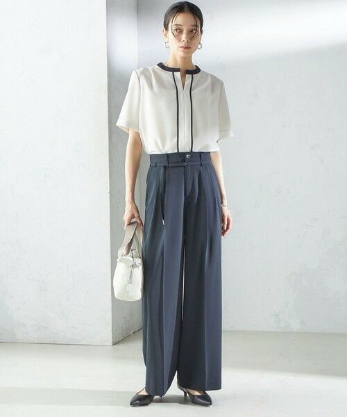 「SHIPS」 半袖ブラウス ONE SIZE レッド レディース SHIPS 「SHIPS」 半袖ブラウス ONE SIZE レッド レディース