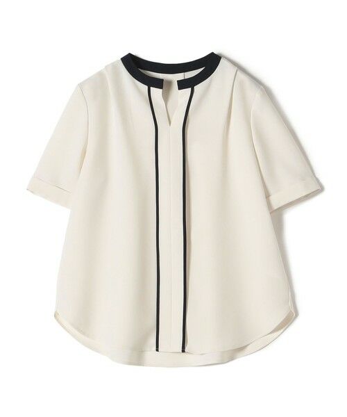 SHIPS / シップス シャツ・ブラウス | 〈手洗い可能〉パイピング キーネック 半袖 ブラウス | 詳細28