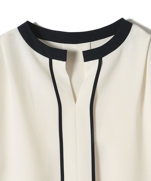SHIPS / シップス シャツ・ブラウス | 〈手洗い可能〉パイピング キーネック 半袖 ブラウス | 詳細29