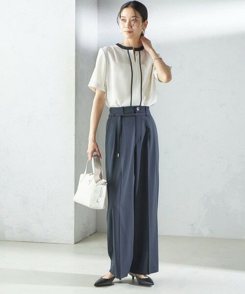 CELINE◆半袖ブラウス/34/シルク/BEG/2 0V17/4632// シャツ＆トップス レディース | CELINE | セリーヌ公式サイト