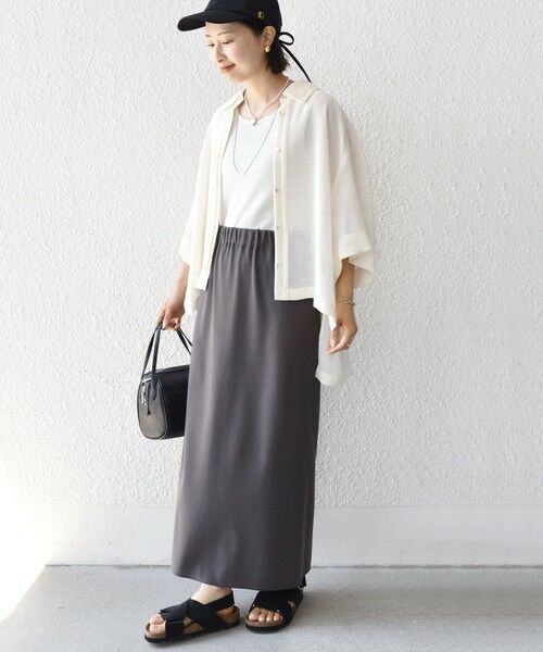 SHIPS / シップス シャツ・ブラウス | 〈手洗い可能〉麻調 メッシュ 半袖 ビッグ シャツ | 詳細23